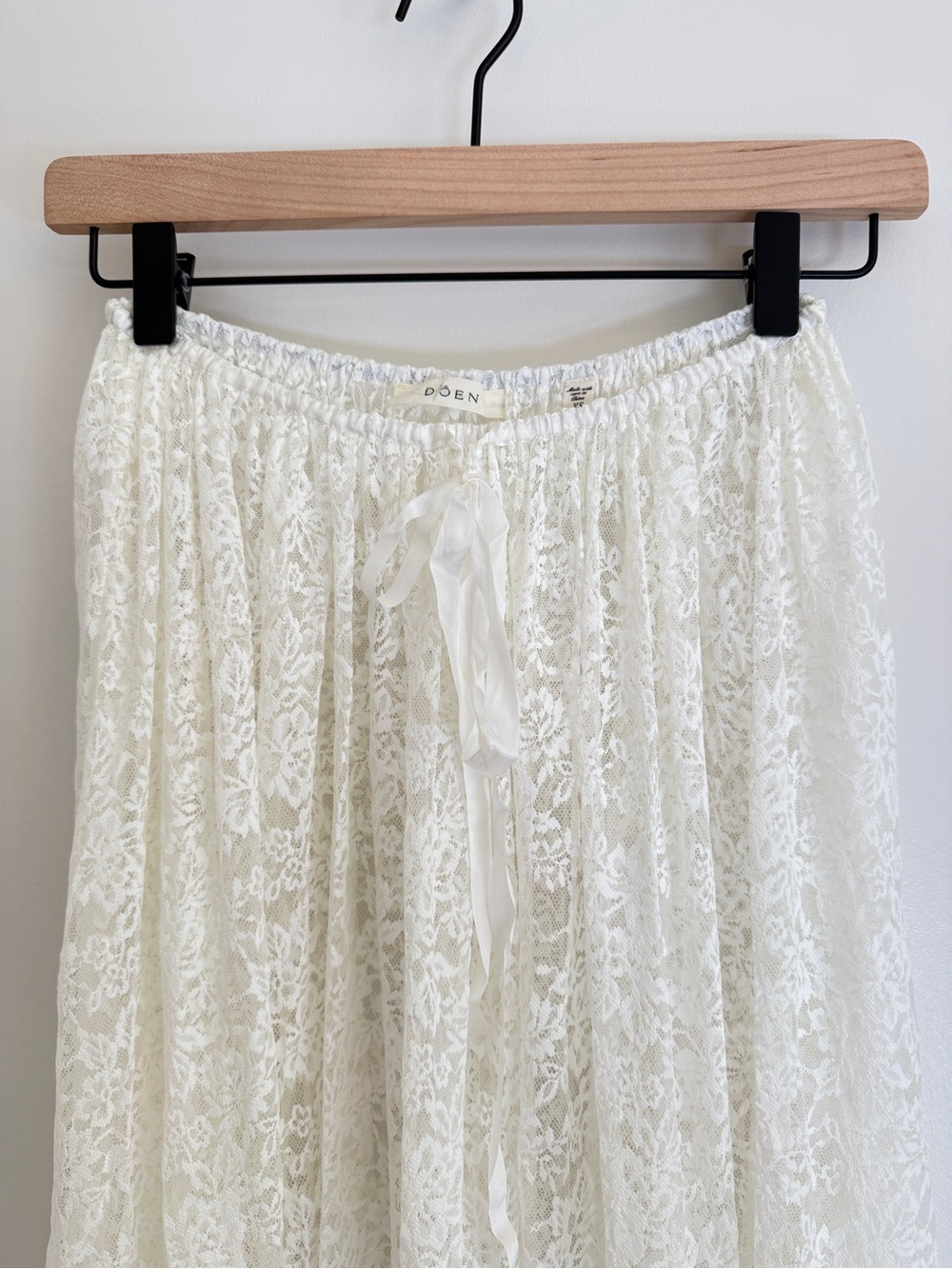 NWOT Doen ZINNIA SKIRT IN SALT - Picture 8 of 9